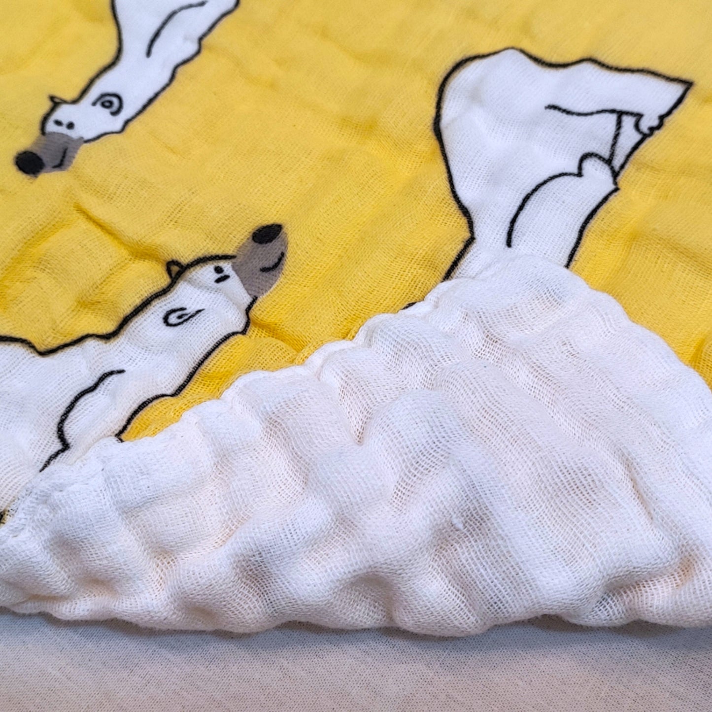 Soft Print Muslin Napkins for baby-Set of 3