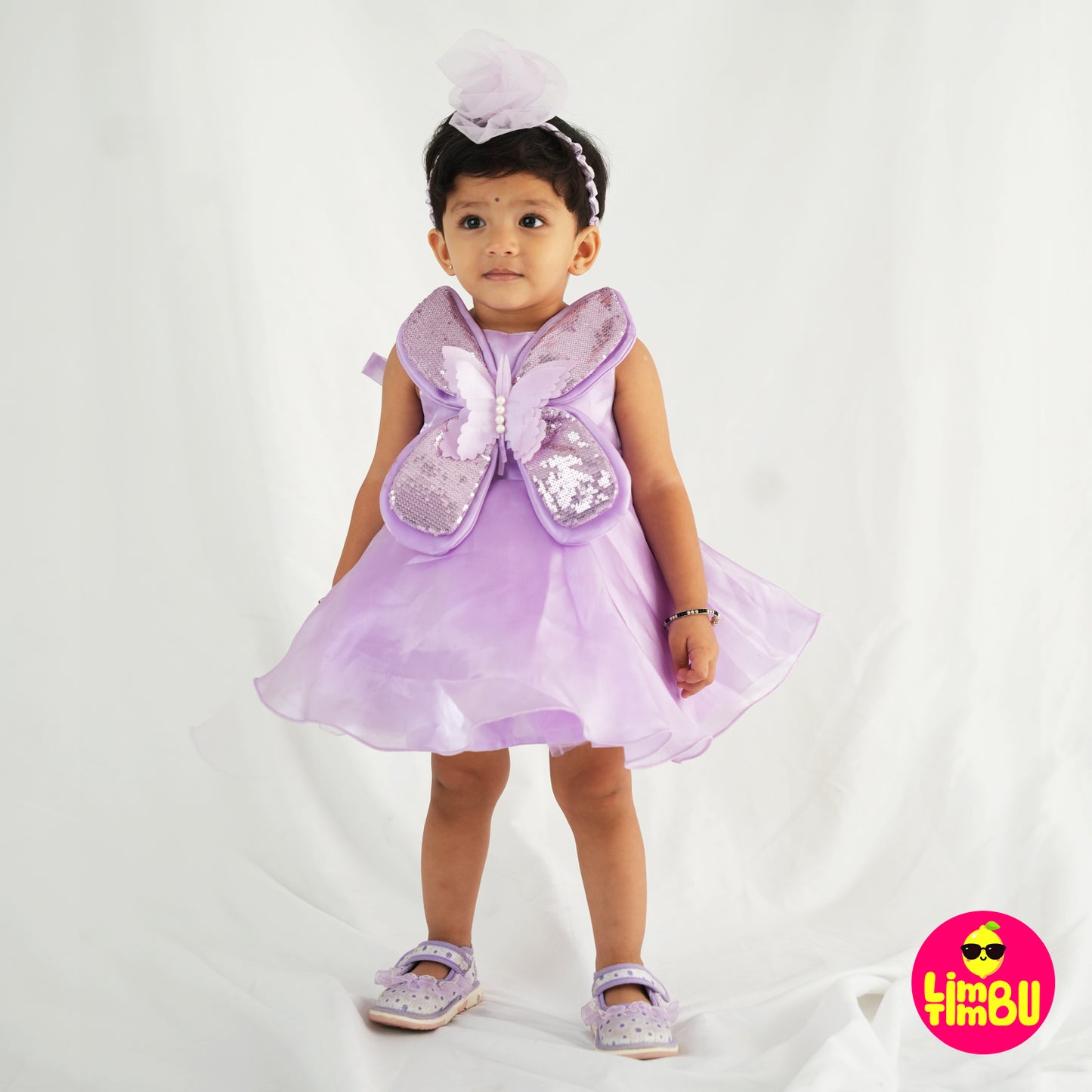 Limbu Timbu - Butterfly Purple Frock
