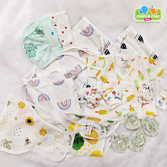 Muslin Baby Arrival Set - 10 Items