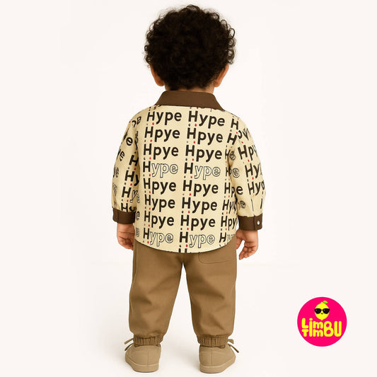 Limbu Timbu - Coffee Loose Fit Casual 3 pc Set