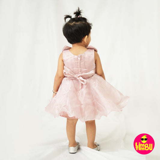Limbu Timbu - Butterfly Pink Frock
