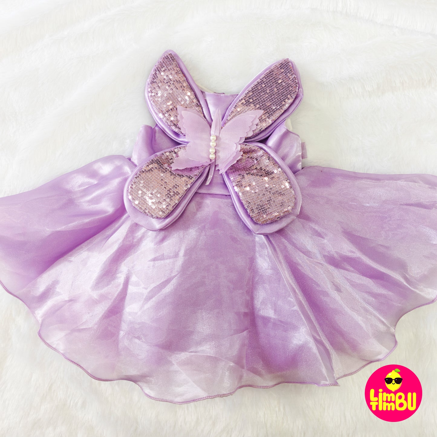 Limbu Timbu - Butterfly Purple Frock