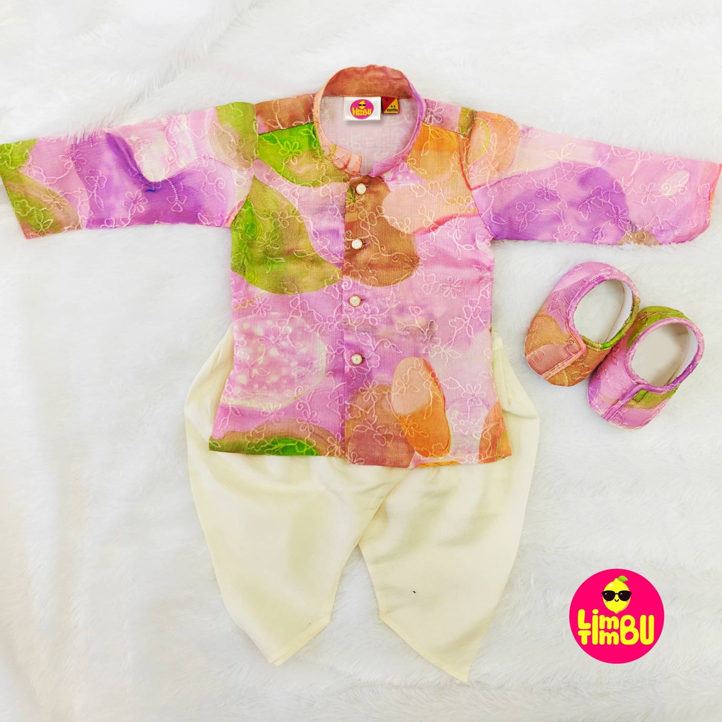 Limbu Timbu -Traditional Colorful Kurta Set