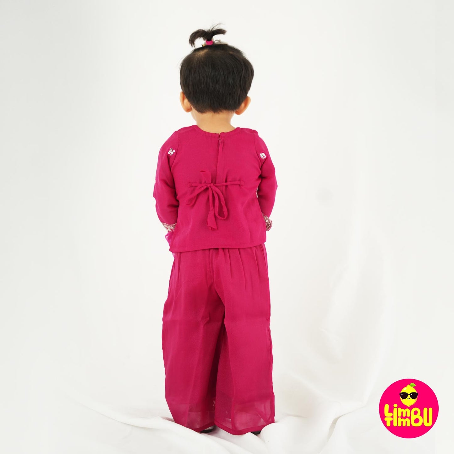 Limbu Timbu -Traditional Palazo Set Rani Pink