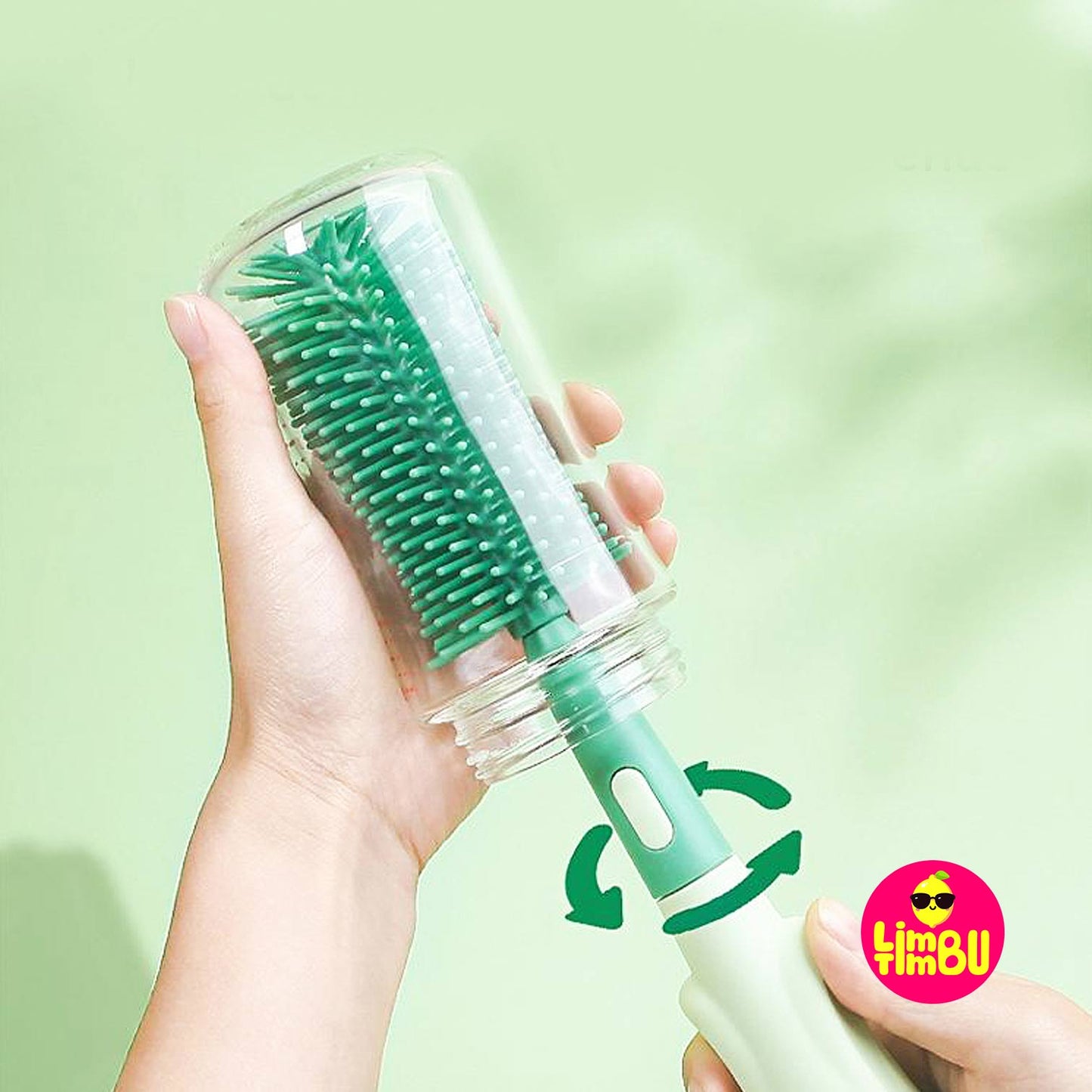 3 In 1 Silicone Brush Baby Bottle Cleaner Brush