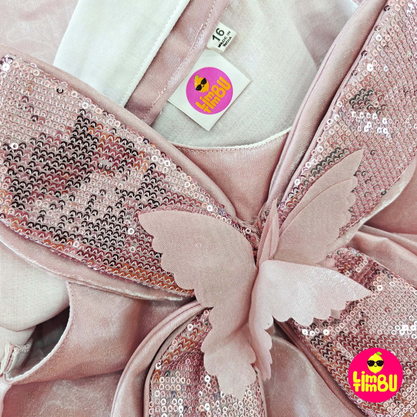 Limbu Timbu - Butterfly Pink Frock