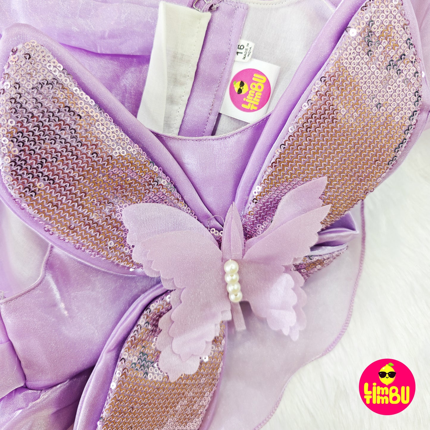 Limbu Timbu - Butterfly Purple Frock