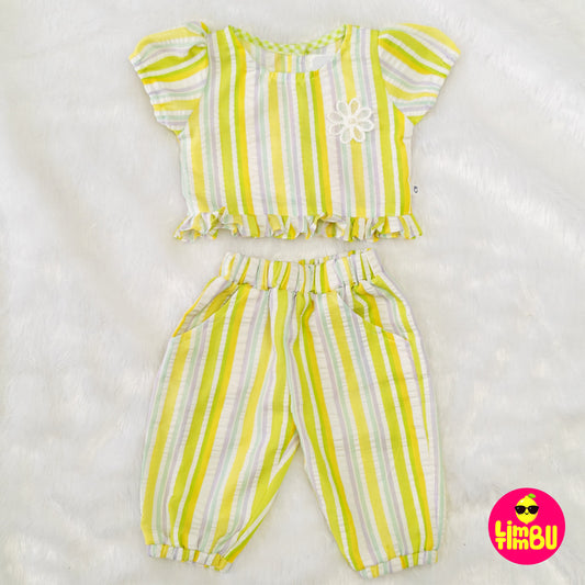 K2089 Lemon yellow 2 pc set