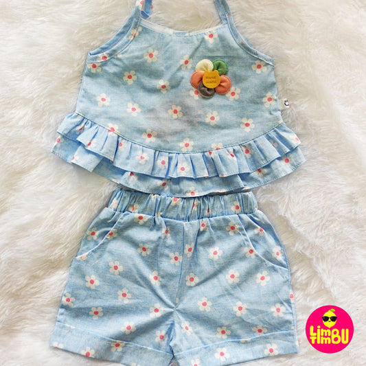 K2005 shorts set -Blue