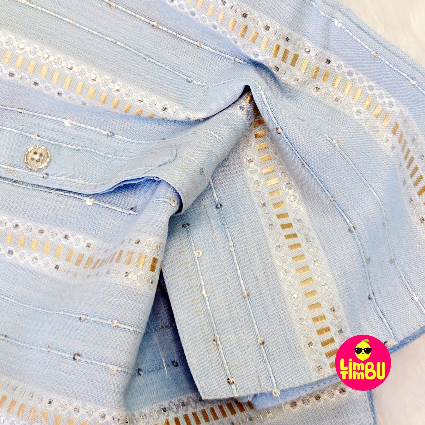 Limbu Timbu -Traditional Blue Kurta Set for a Boy