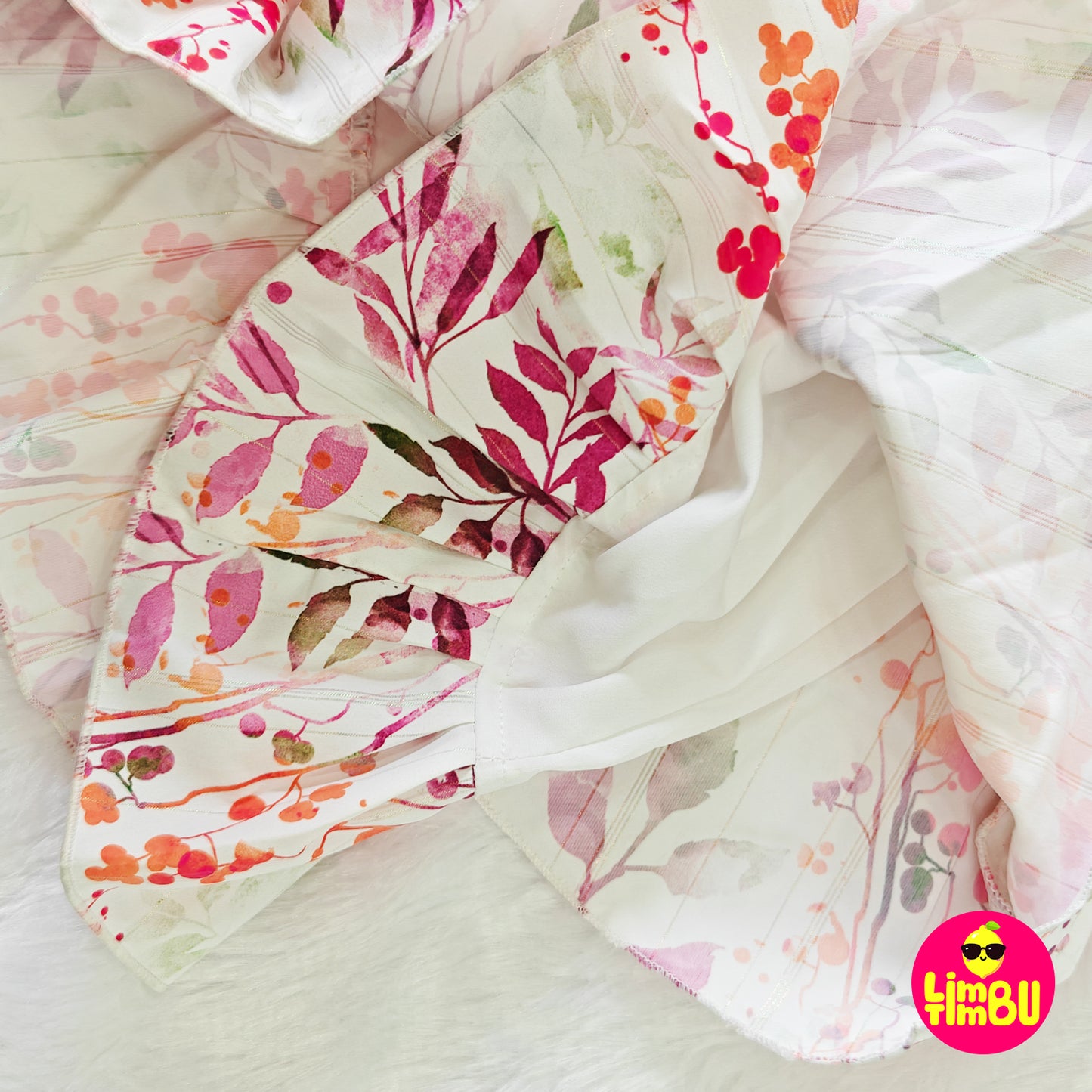Limbu Timbu- Floral Print Casual Frock- Wine