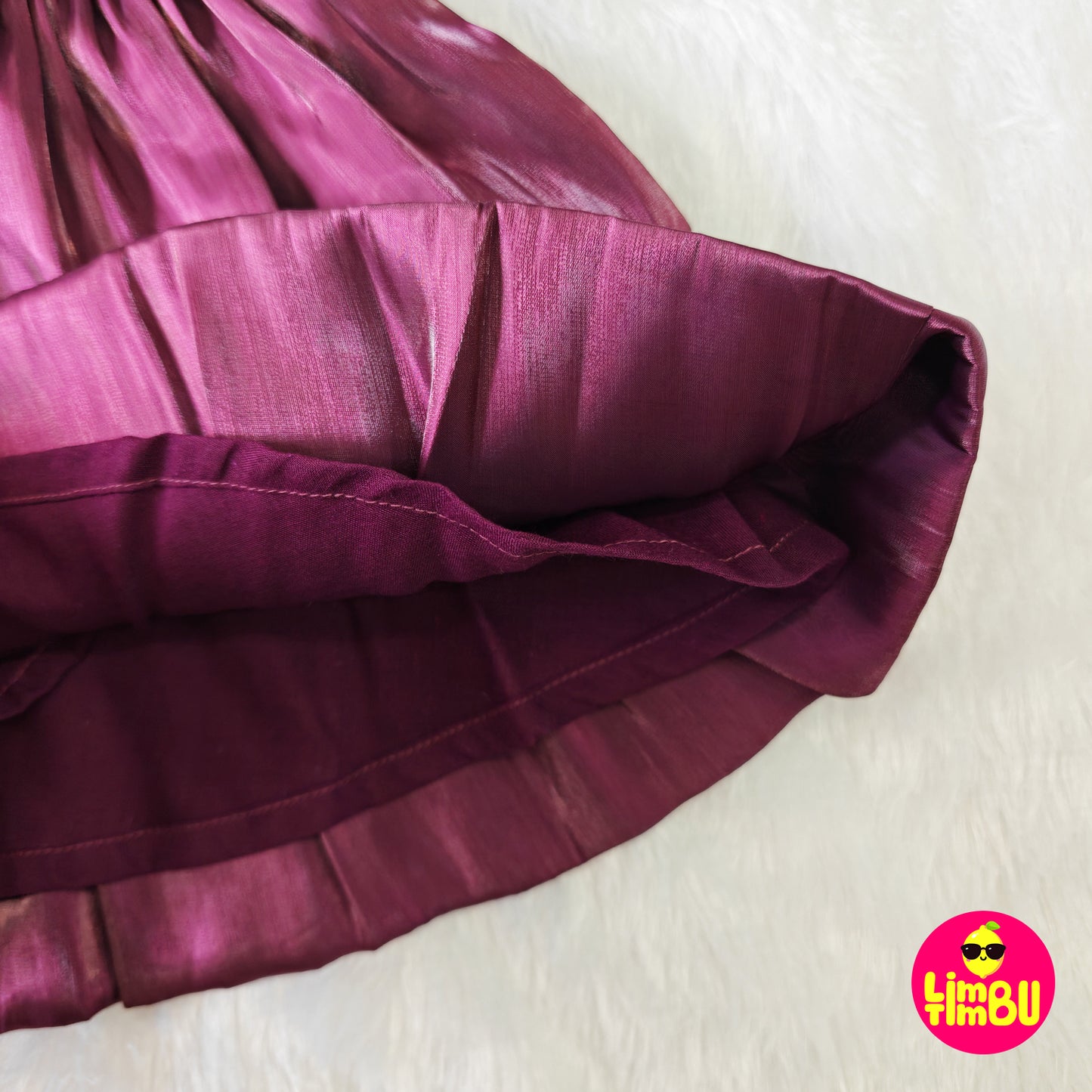 Limbu Timbu - Sleeveless Party Frock Wine