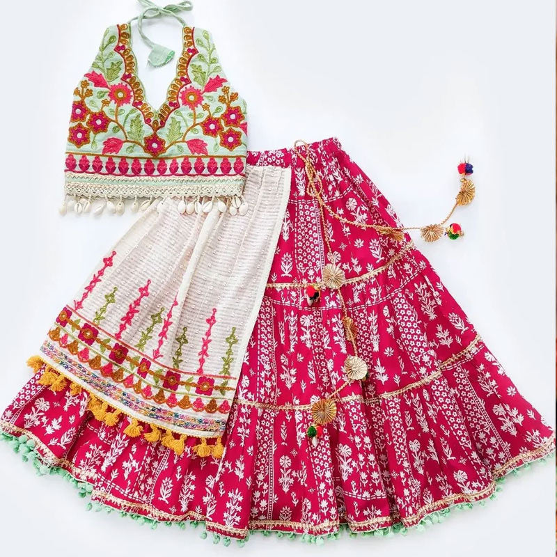 Rani Rangili Girls Ghaghra Choli