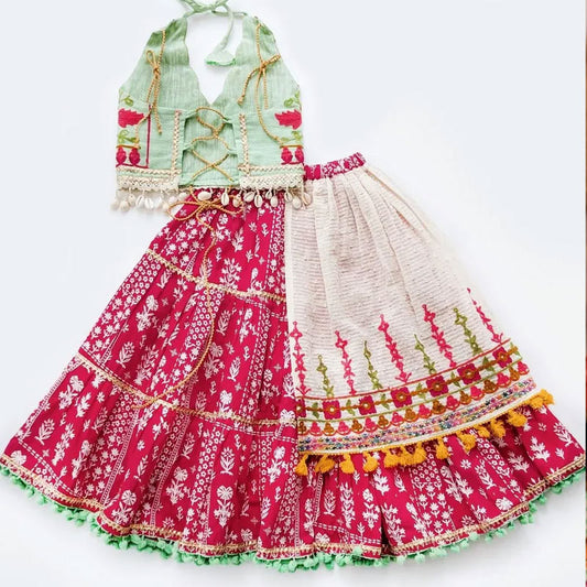 Rani Rangili Girls Ghaghra Choli