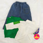 Limbu Timbu - Dark Green Sleeveless Jacket Casual 3 pc Set