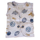 Cotton Muslin Sleeveless Jhabla- Set of 6