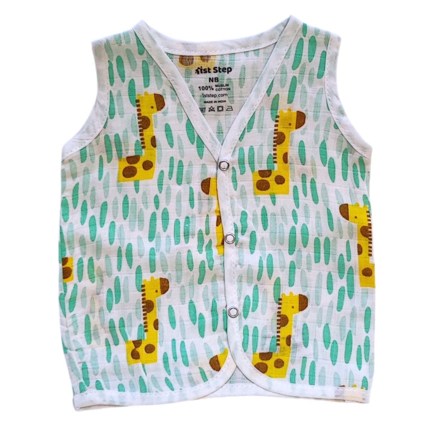 Cotton Muslin Sleeveless Jhabla- Set of 6