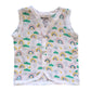 Cotton Muslin Sleeveless Jhabla- Set of 6