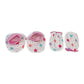 Cotton hosiery fabric Newborn Baby Mitten Booties Set with Elastic and Dori - Multi colour Star Print