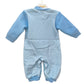 Unisex Winter Wear Thick Sweater Romper front buttons