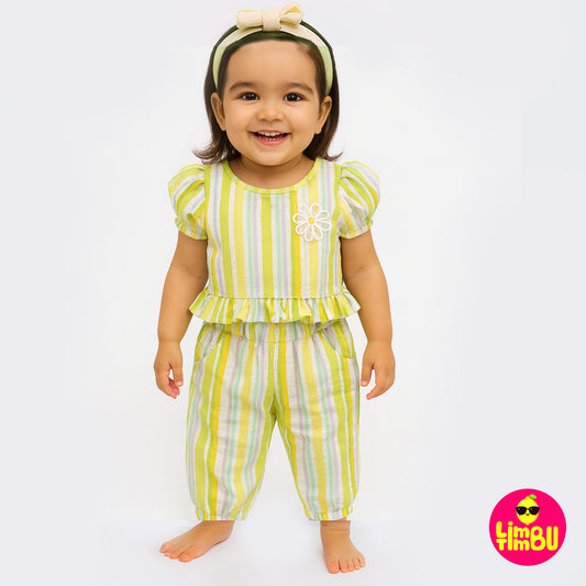 K2089 Lemon yellow 2 pc set
