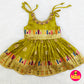 Limbu Timbu - Green Traditional Tissue Frock