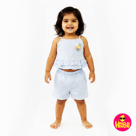 K2005 shorts set -Blue