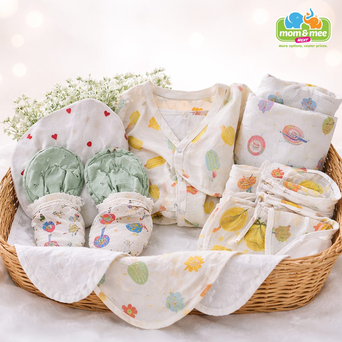 Muslin Baby Arrival Set - 10 Items