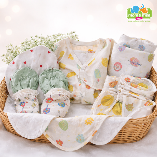 Muslin Baby Arrival Set - 10 Items