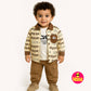 Limbu Timbu - Coffee Loose Fit Casual 3 pc Set