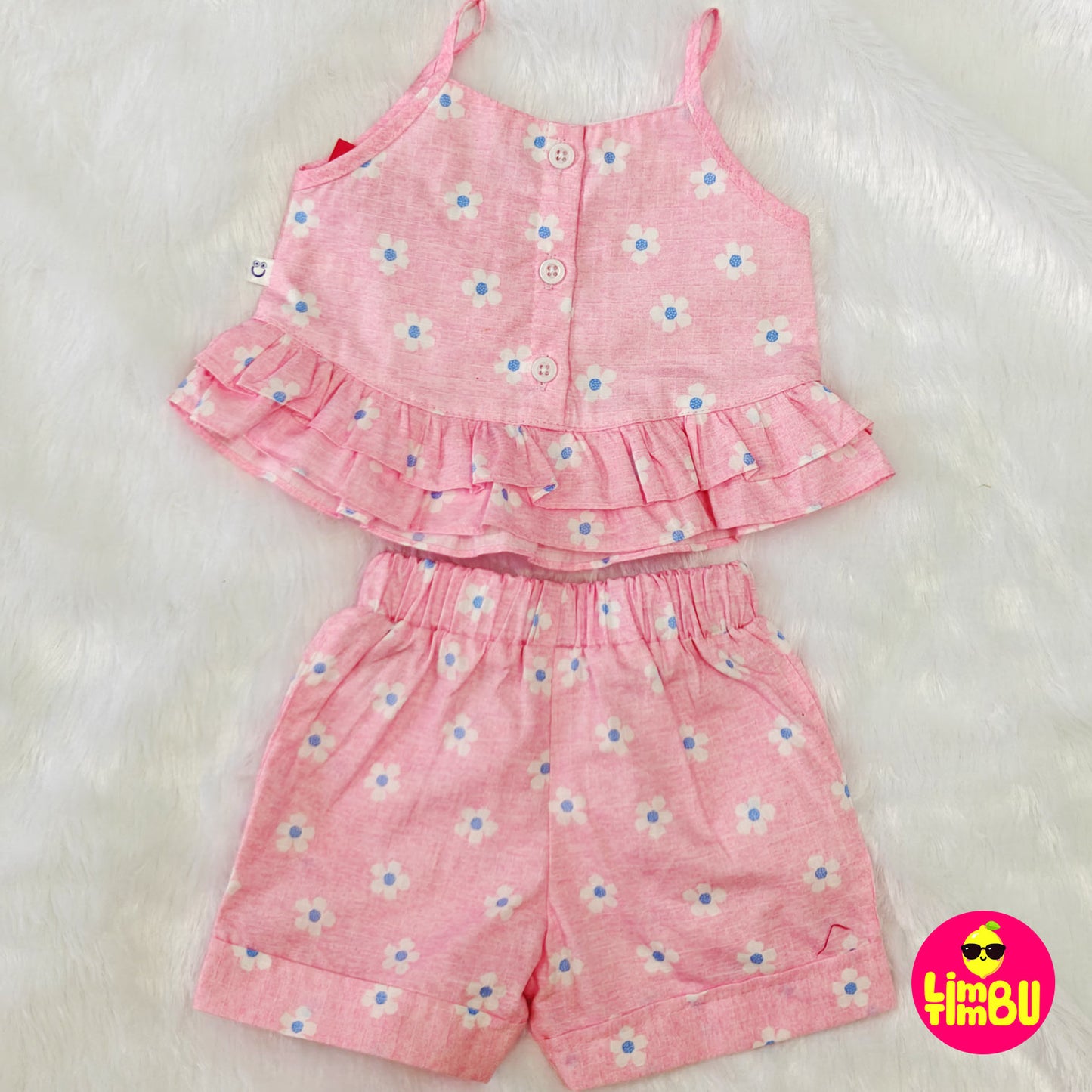 K2005 shorts set -Pink