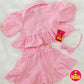 K2085 Divider skirt top-Pink