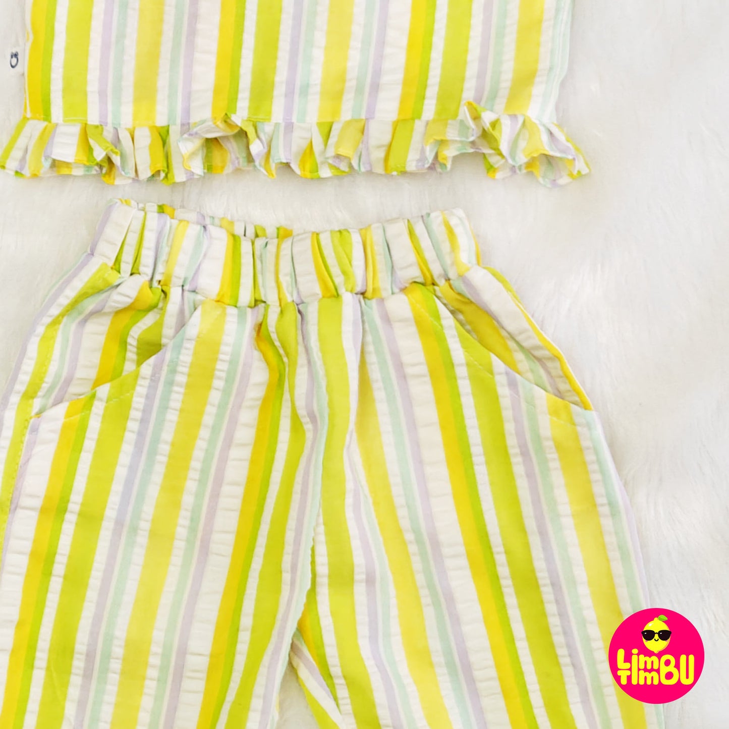 K2089 Lemon yellow 2 pc set