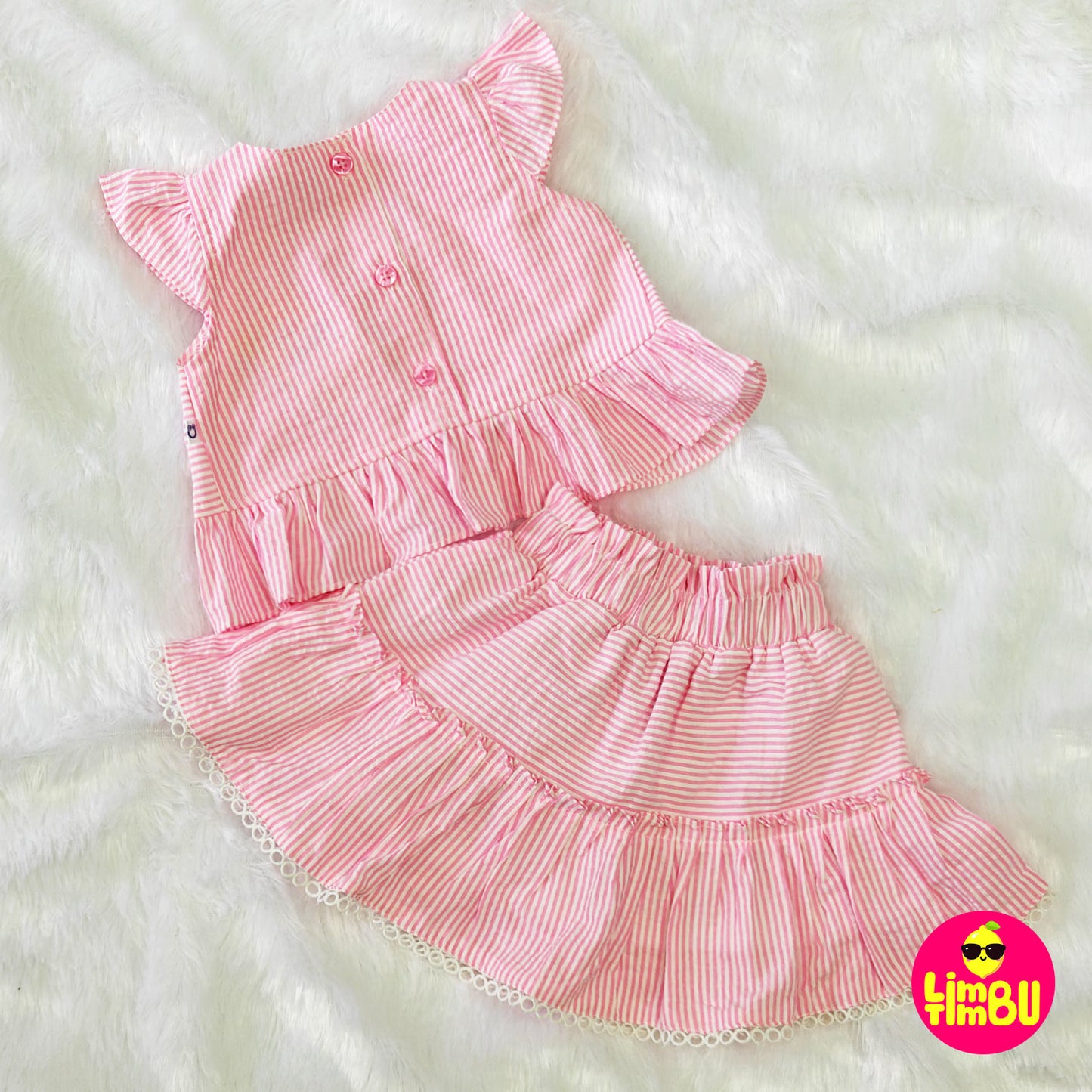 K2086 skirt top-Pink