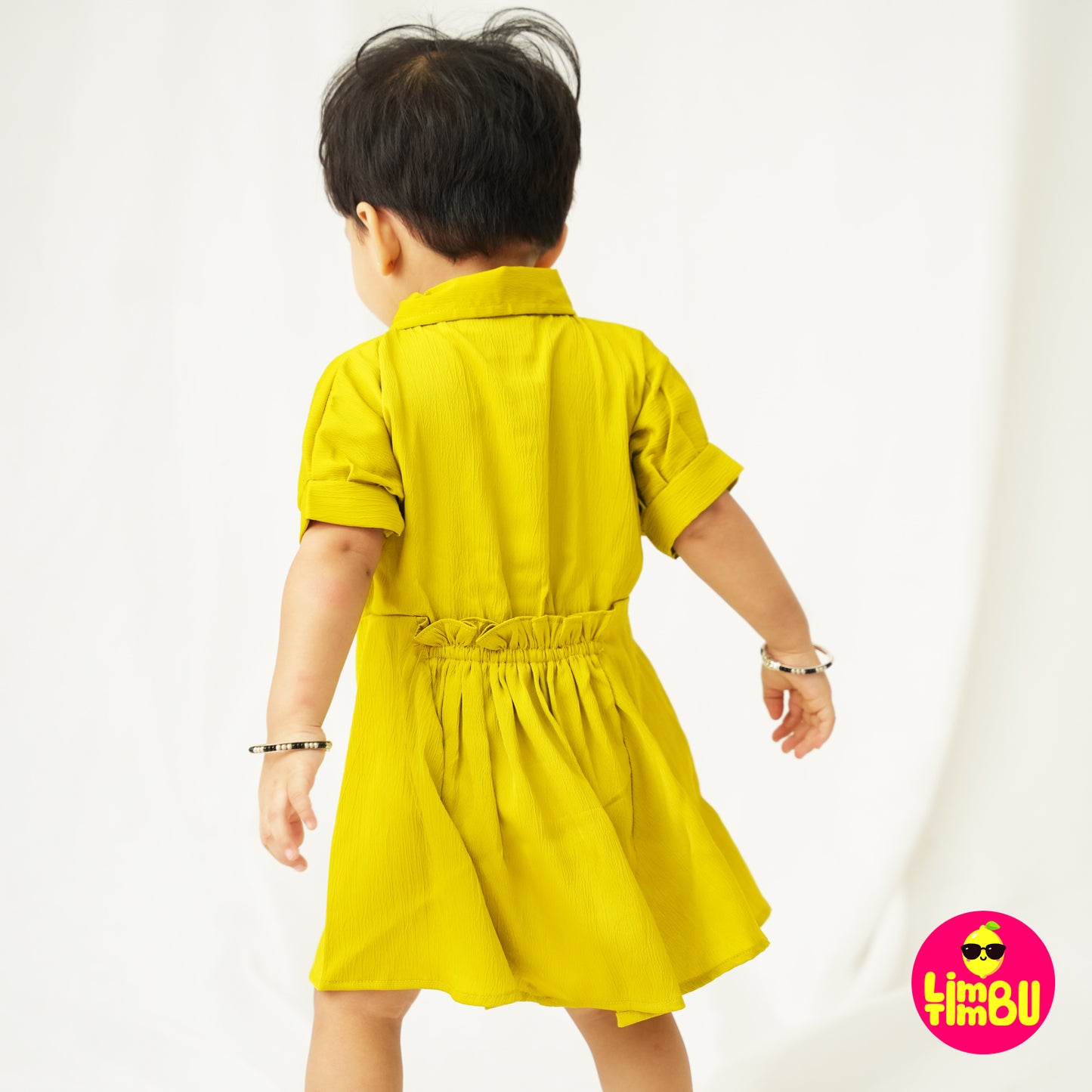 Limbu Timbu- Mustard Western Frock