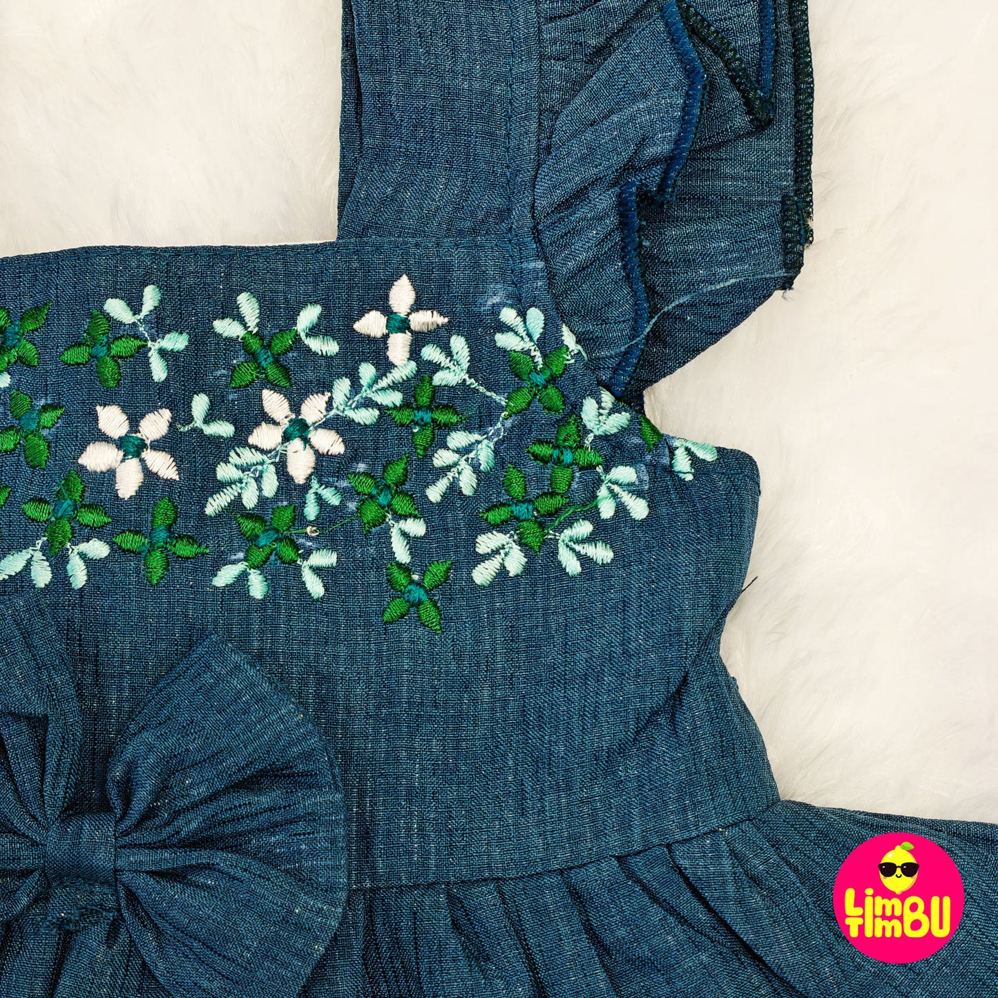 1467 Cotton Frock - Blue