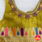 Limbu Timbu - Green Traditional Tissue Frock