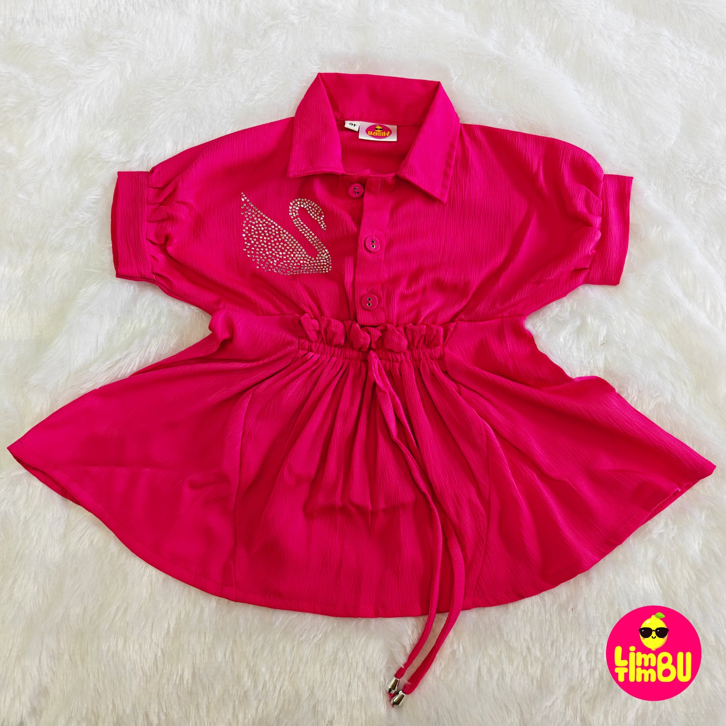 Limbu Timbu- Deep Pink Western Frock