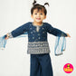 Limbu Timbu -Traditional Palazo Set Deep Blue