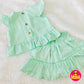 K2086 skirt top-Green