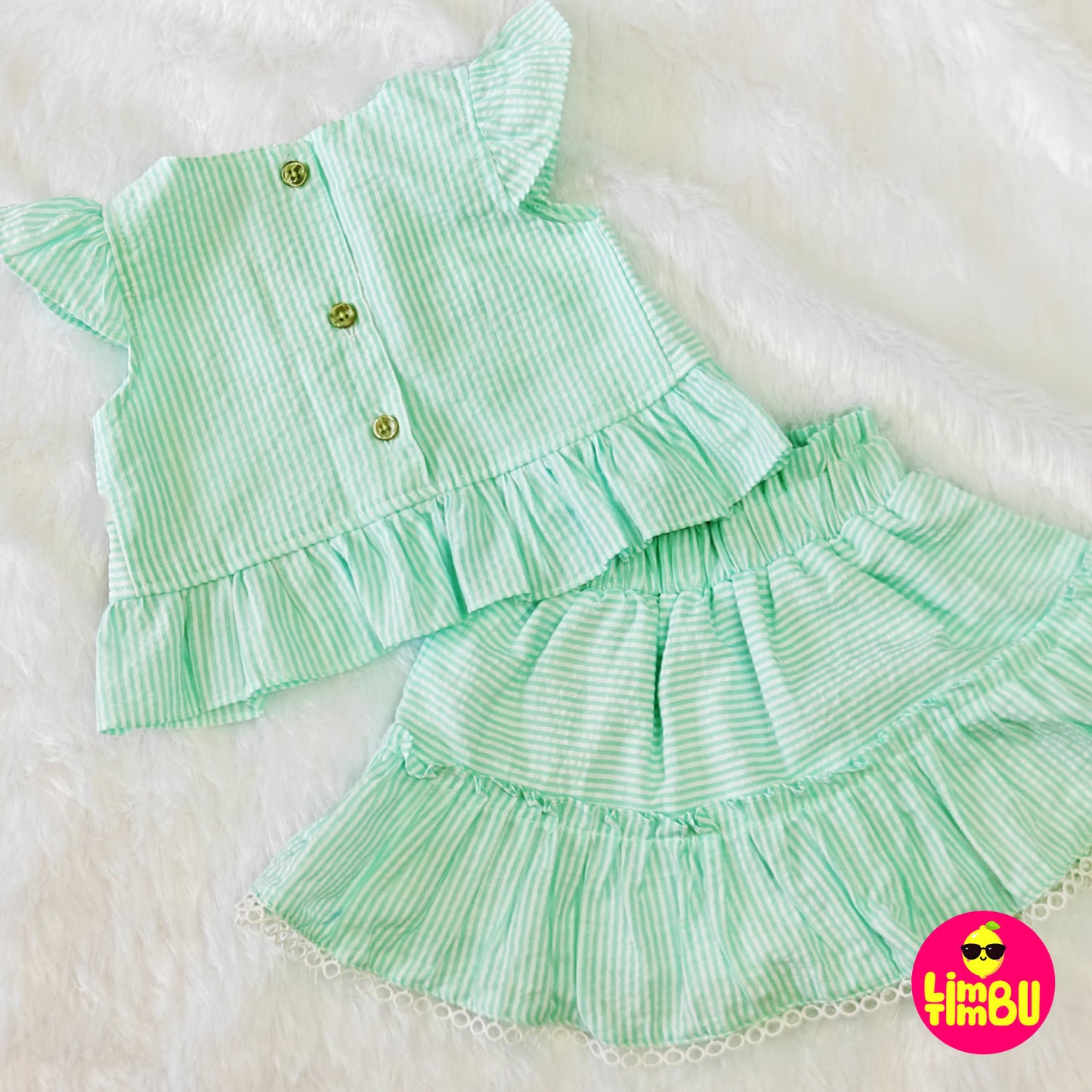 K2086 skirt top-Green