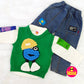 Limbu Timbu - Dark Green Sleeveless Jacket Casual 3 pc Set