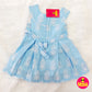 1380 Cotton Frock - Blue