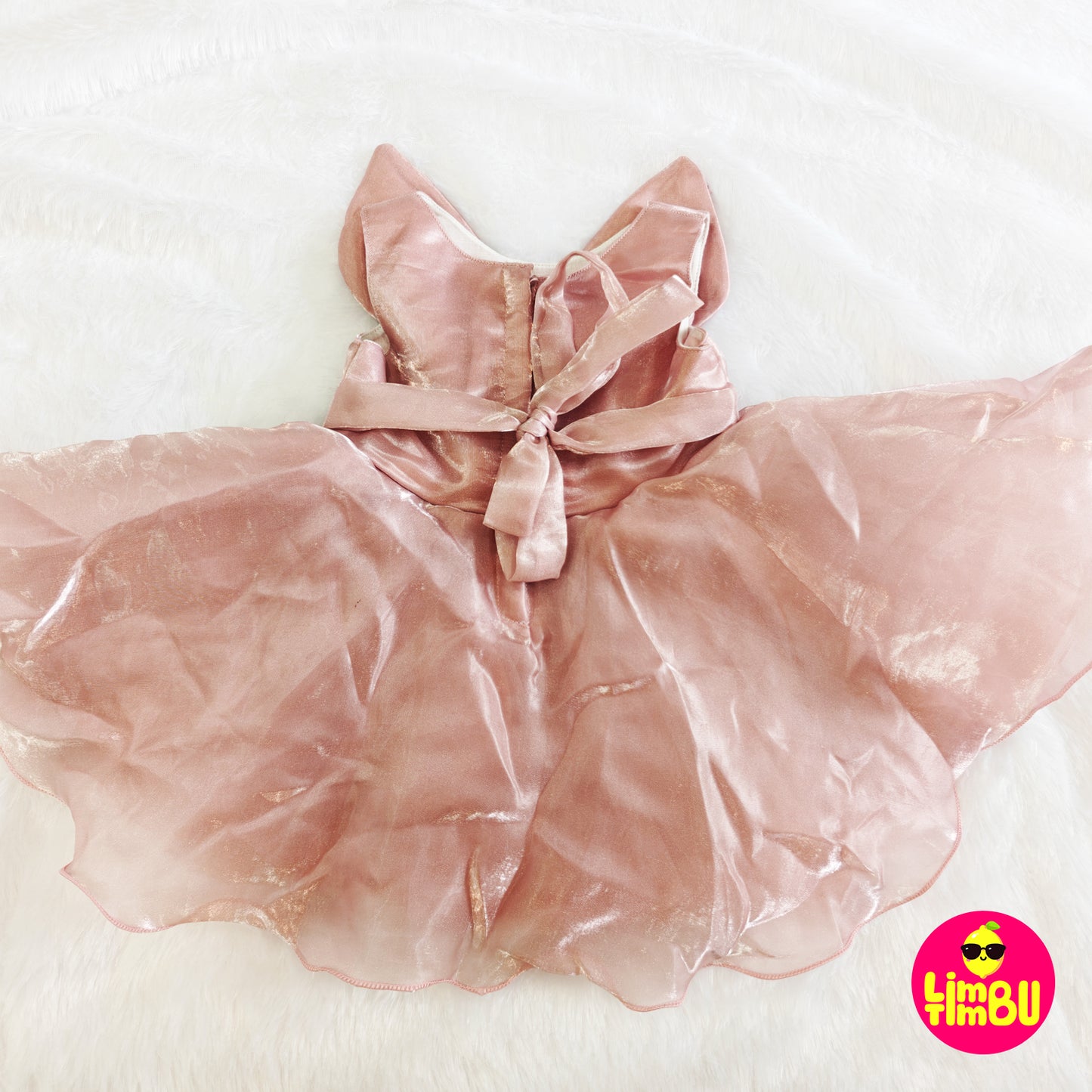Limbu Timbu - Butterfly Pink Frock