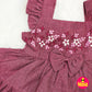 1467 Cotton Frock - Wine