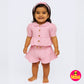 K2085 Divider skirt top-Pink