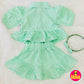K2085 Divider skirt top-Green