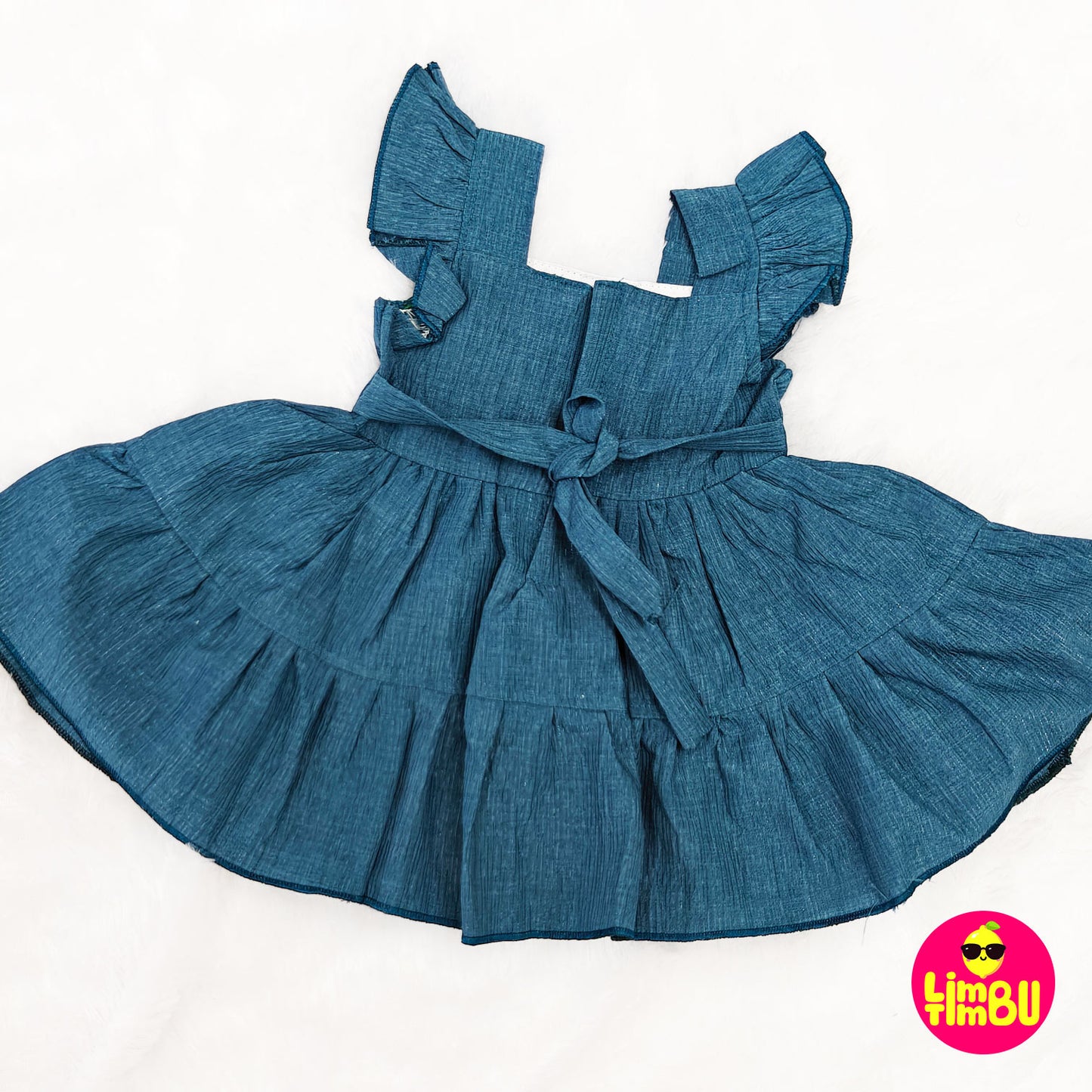 1467 Cotton Frock - Blue