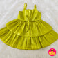 Limbu Timbu - Sleeveless Party Frock Green