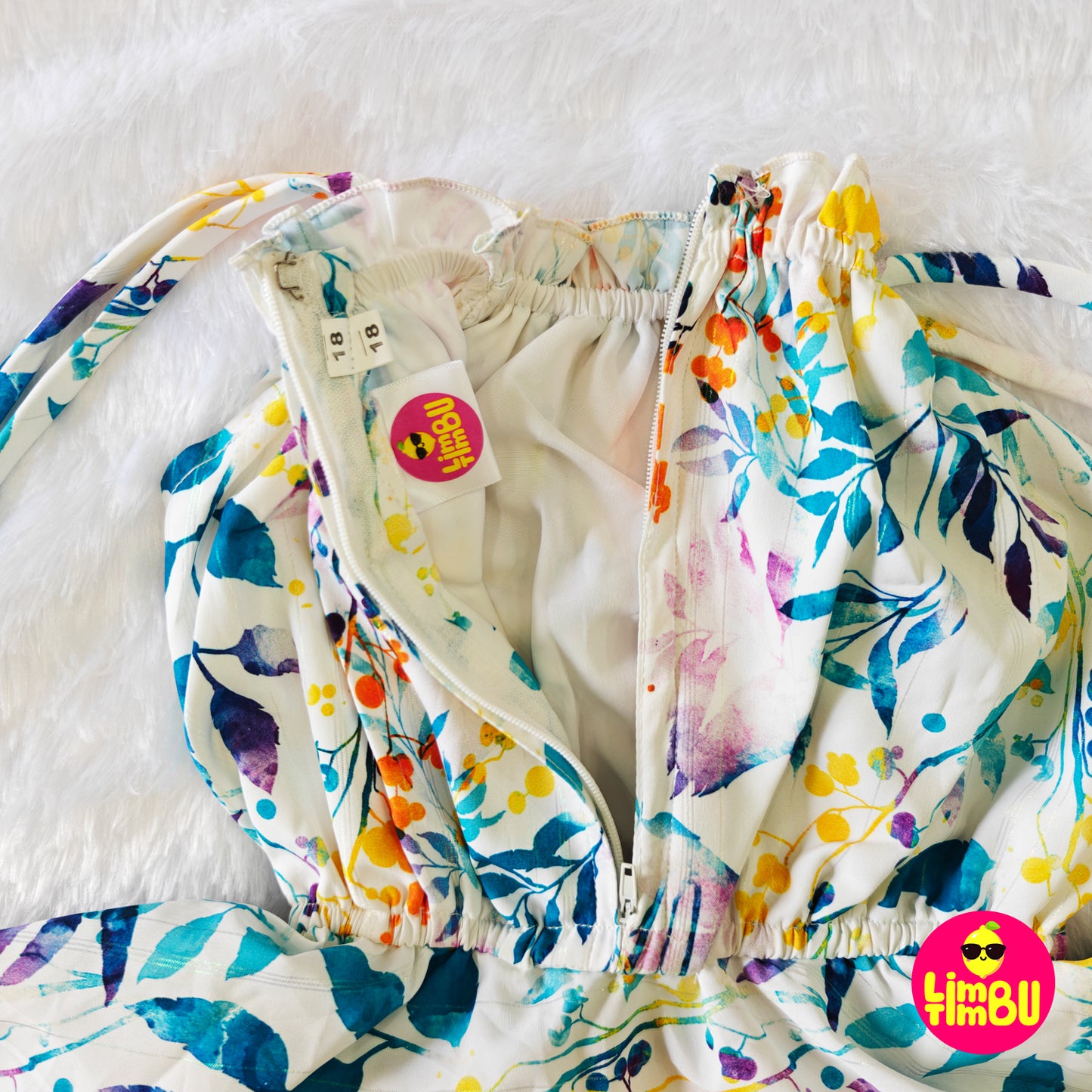 Limbu Timbu- Floral Print Casual Frock- Rama